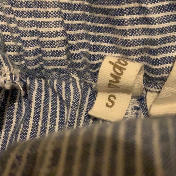 Blue Striped Jumpsuit - Picture 3 of 3